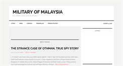 Desktop Screenshot of militaryofmalaysia.net