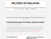 Tablet Screenshot of militaryofmalaysia.net